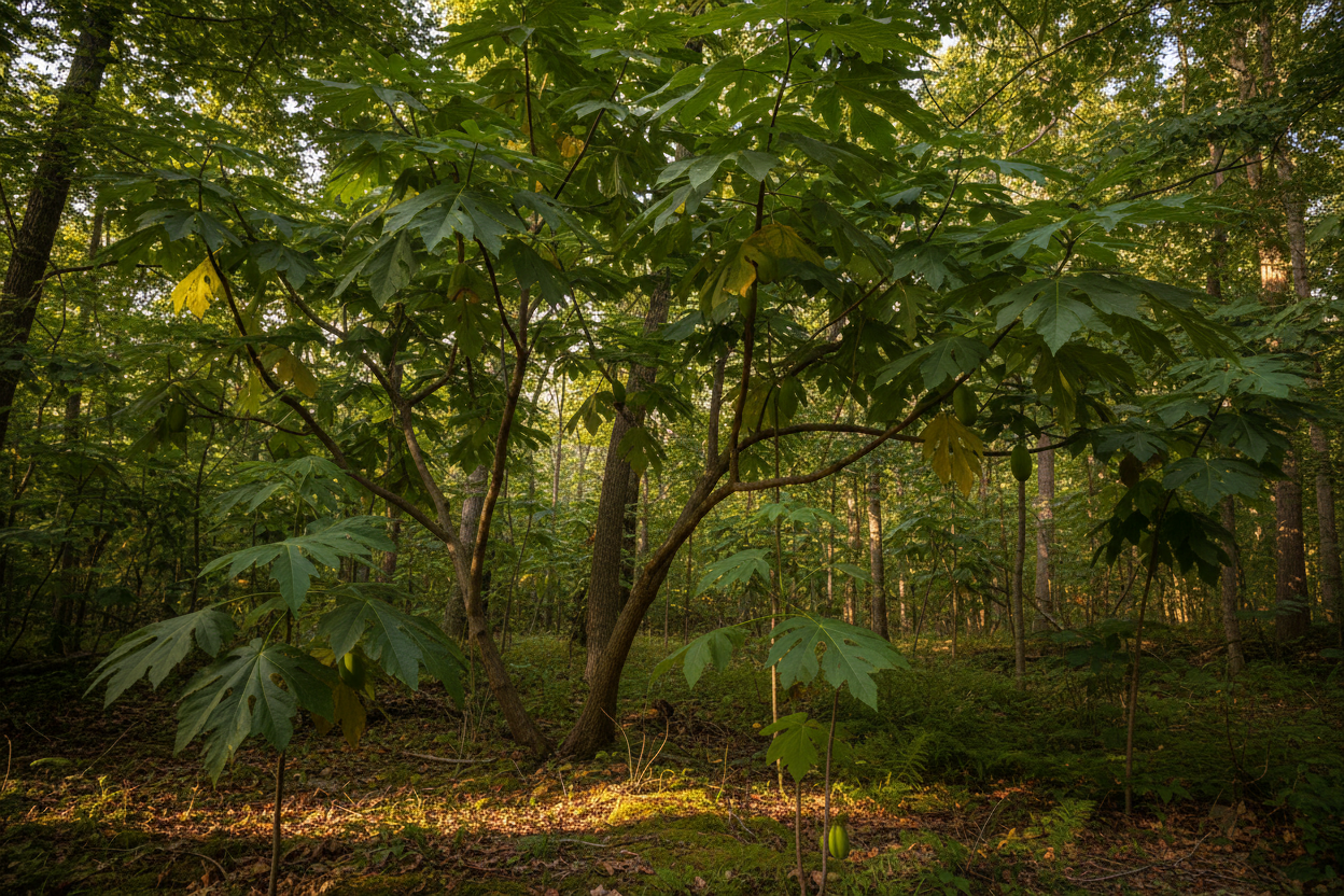 paw paw trees growing